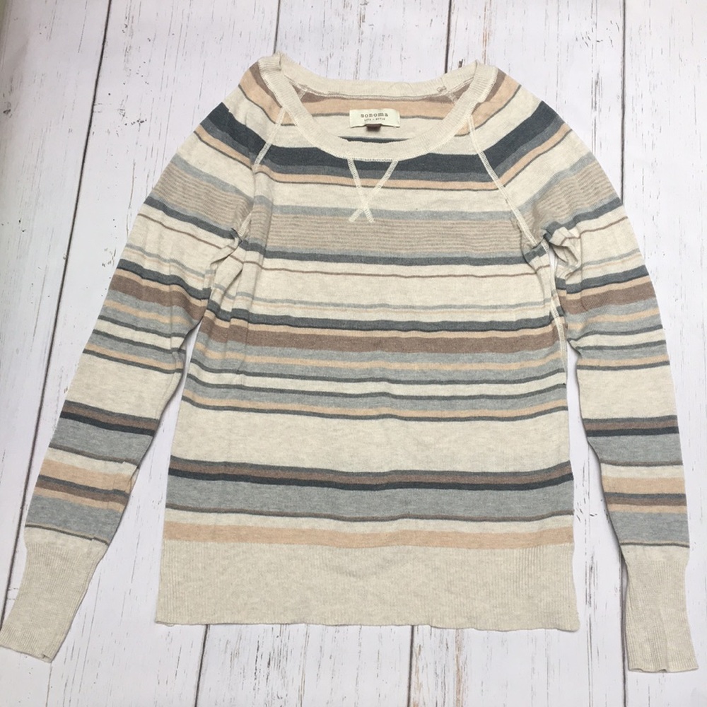 Sonoma striped sweater